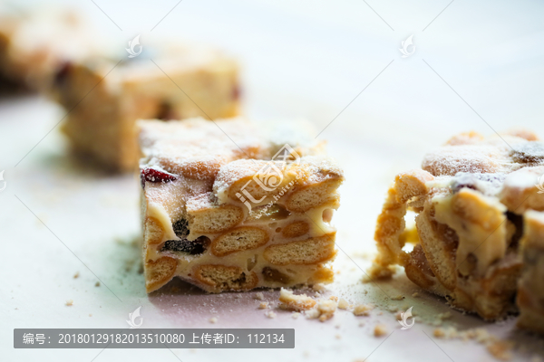 雪花酥,甜,甜点,食品,特写