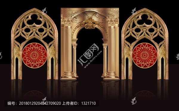 歐式教堂拱門