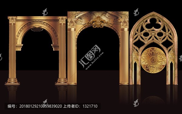 歐式教堂拱門