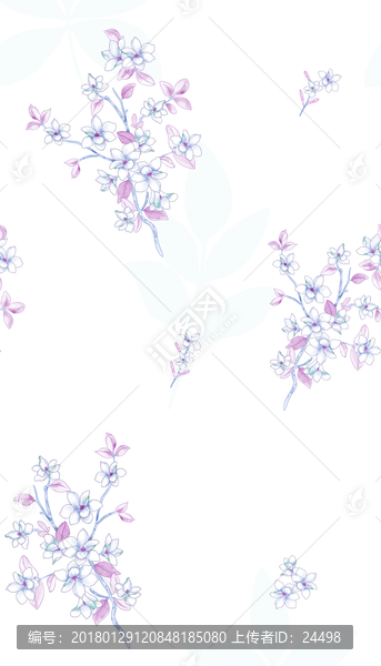 粉色花朵,浪漫壁紙