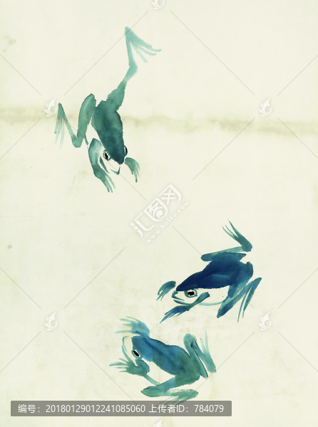 齊白石,魚蝦國畫