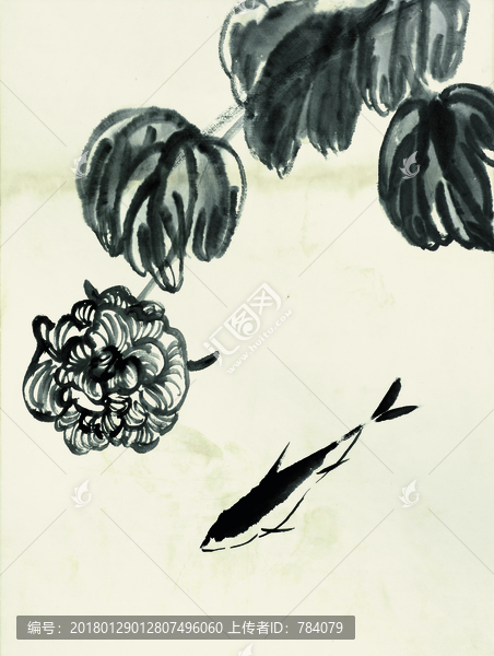 齊白石,魚蝦國畫