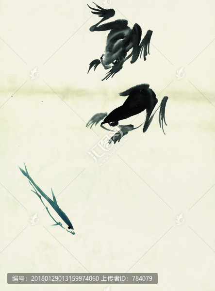 齊白石,魚蝦國畫