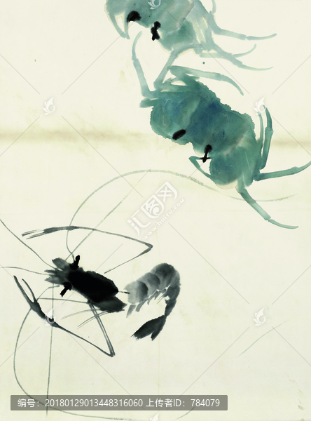 齊白石,魚(yú)蝦國(guó)畫(huà)
