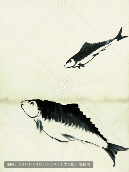 齊白石,魚蝦國畫