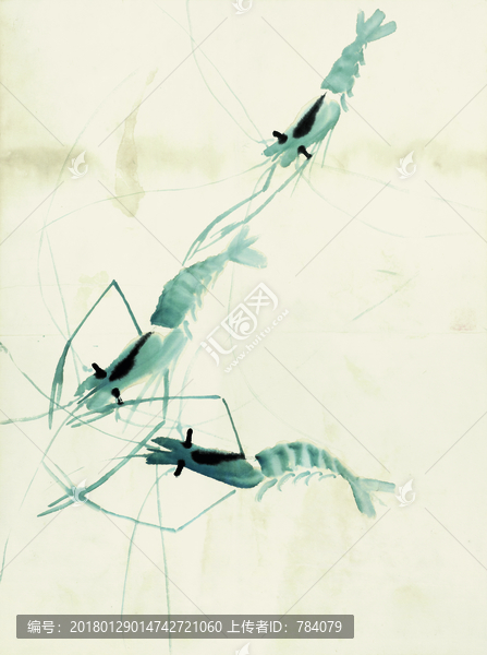 齊白石,魚蝦國畫