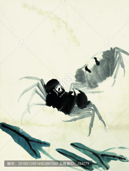 齊白石,魚蝦國畫