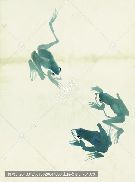 齊白石,魚蝦國畫
