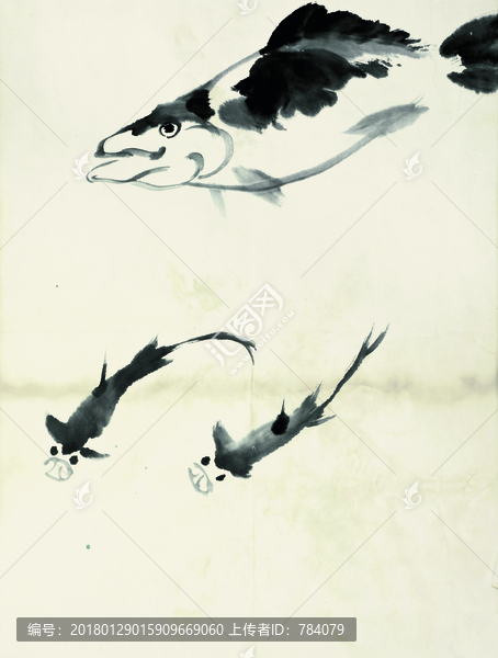 齊白石,魚蝦國畫
