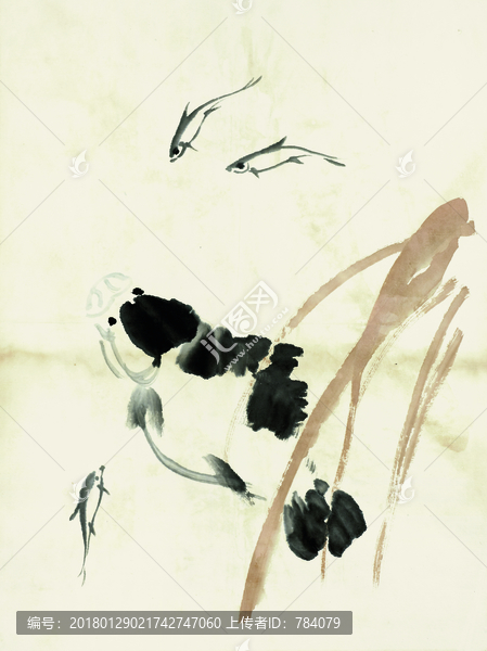齊白石,魚蝦國畫