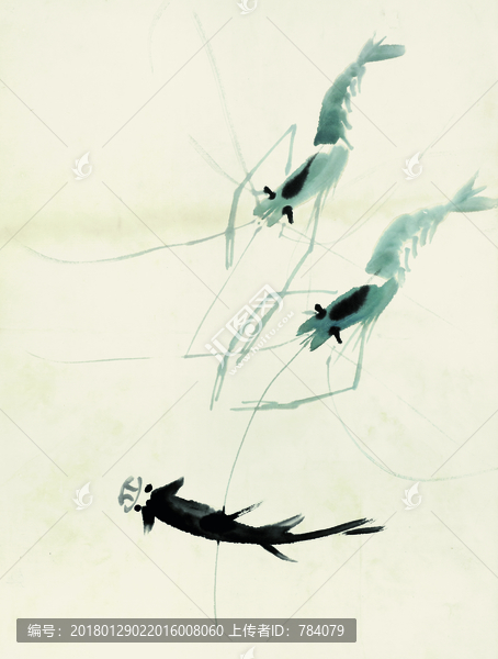 齊白石,魚(yú)蝦國(guó)畫(huà)