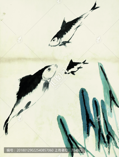 齊白石,魚(yú)蝦國(guó)畫(huà)