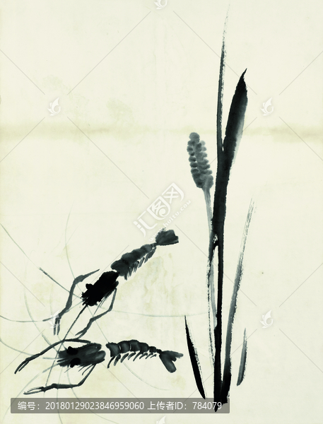 齊白石,魚蝦國畫