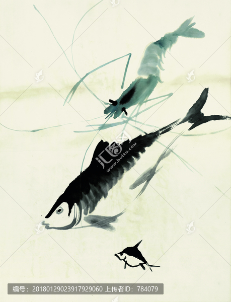 齊白石,魚(yú)蝦國(guó)畫(huà)
