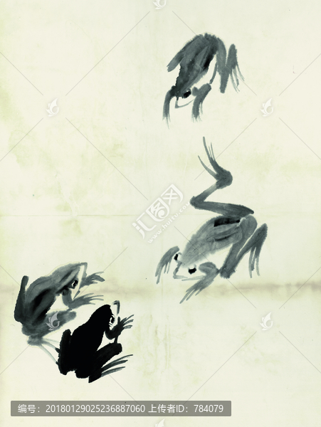 齊白石,魚蝦國畫