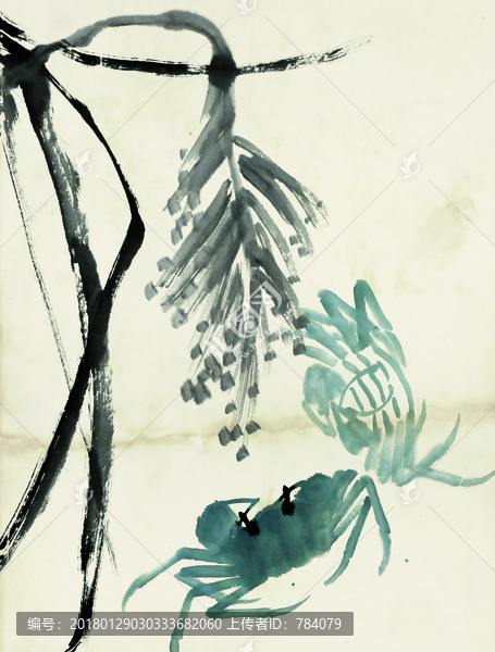 齊白石,魚蝦國(guó)畫