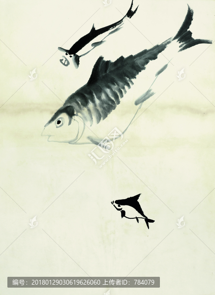 齊白石,魚蝦國(guó)畫