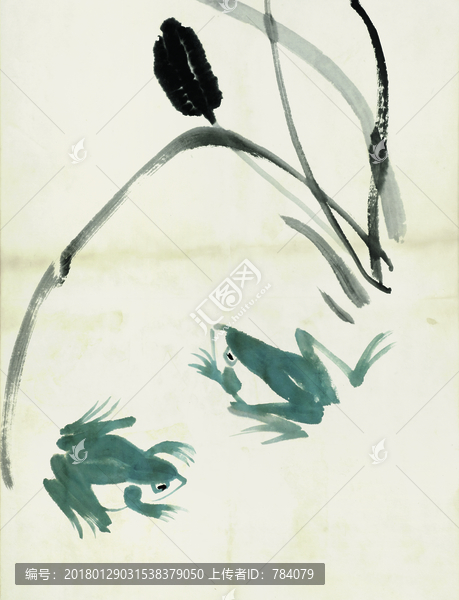 齊白石,魚蝦國畫