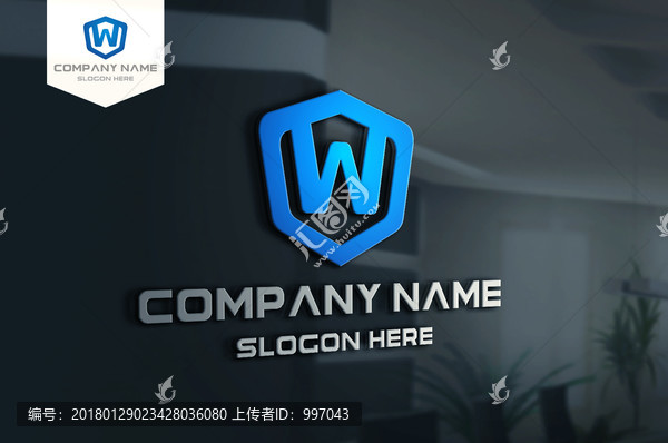 W字母標(biāo)志,LOGO設(shè)計(jì)