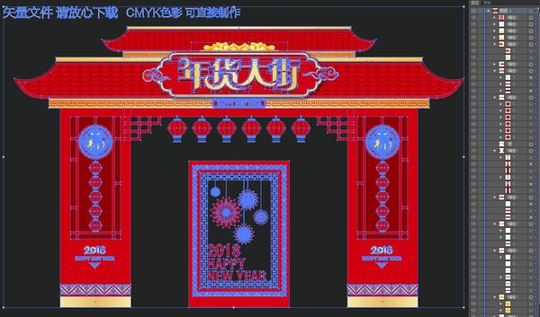 新年門頭