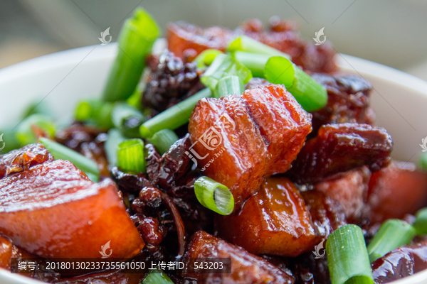 红烧肉特写