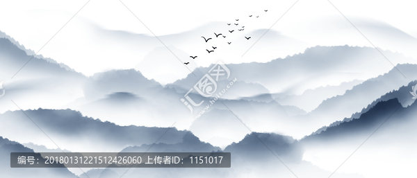 水墨畫,意境山水