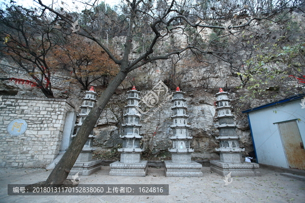 古代建筑,佛教古寺,千佛山