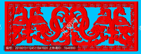 青銅紋飾裝飾文化墻