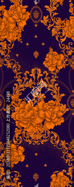 花卉紋樣,玫瑰紋樣,提花圖案