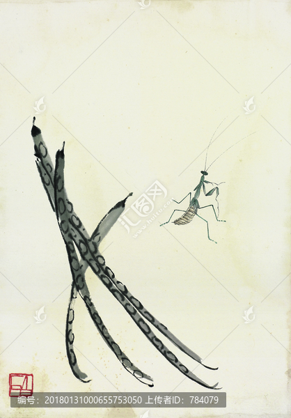齊白石,花卉草蟲(chóng)國(guó)畫(huà)