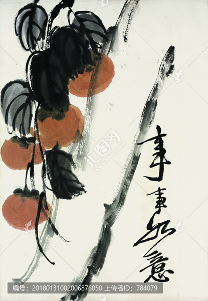 齊白石,花卉草蟲國畫