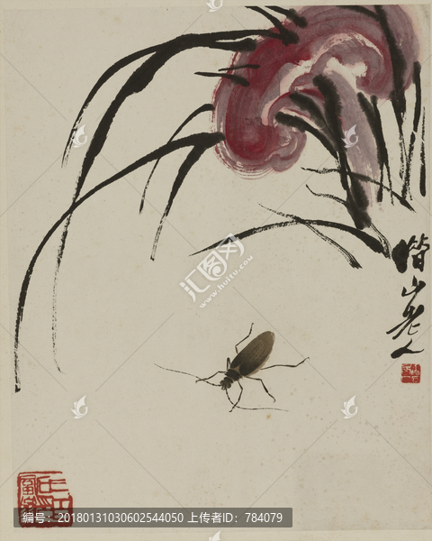 齊白石,花卉草蟲國(guó)畫