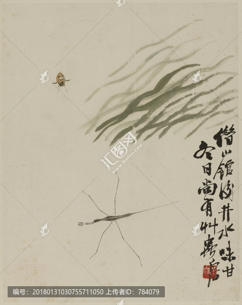 齊白石,花卉草蟲國(guó)畫