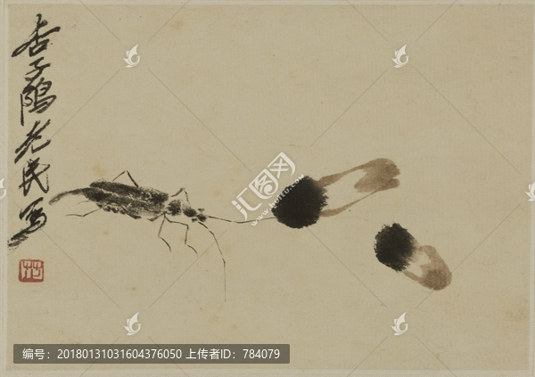齊白石,花卉草蟲(chóng)國(guó)畫