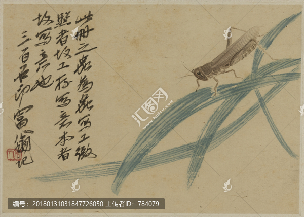 齊白石,花卉草蟲國畫
