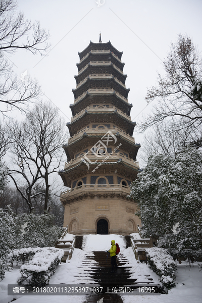 南京灵谷寺雪景