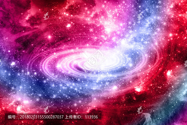 彩色星空