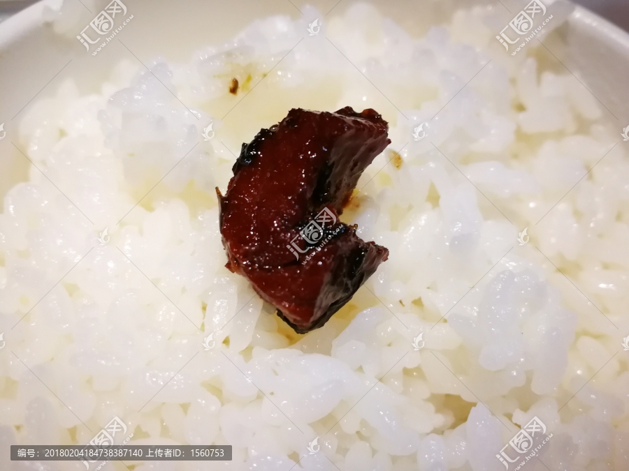 白米饭与东坡肉