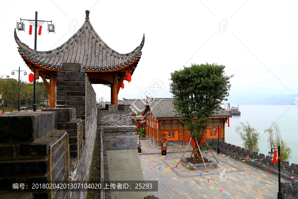 古鎮(zhèn),城樓,俯瞰