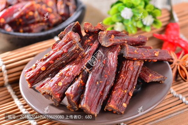 麻辣风干肉,高清大图