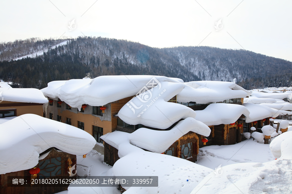 雪乡全景,中国雪乡,雪乡