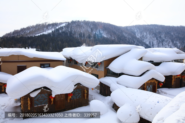 雪乡全景,中国雪乡,雪乡