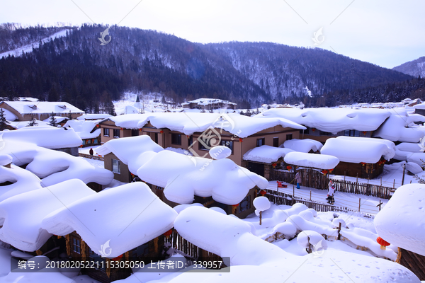 雪乡全景,中国雪乡,雪乡