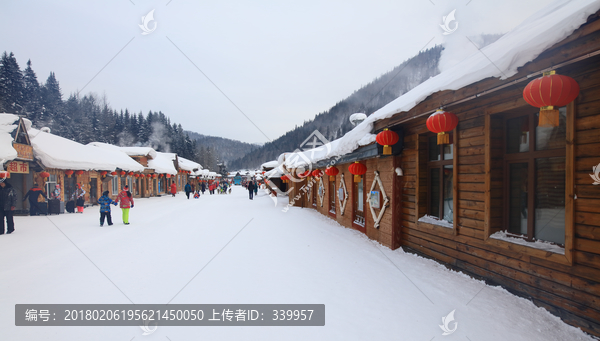 雪乡全景,中国雪乡,雪乡