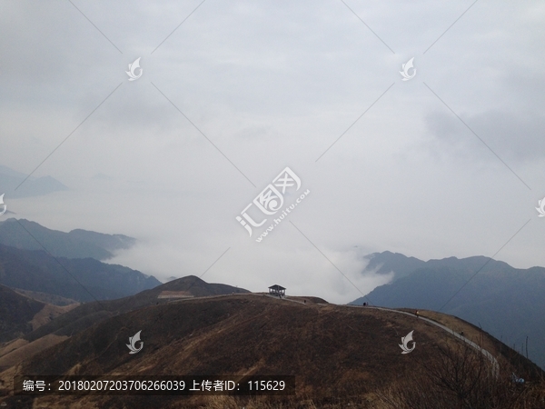 江西武功山云中高山草甸