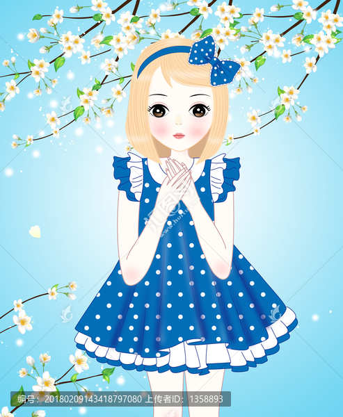 卡通女孩