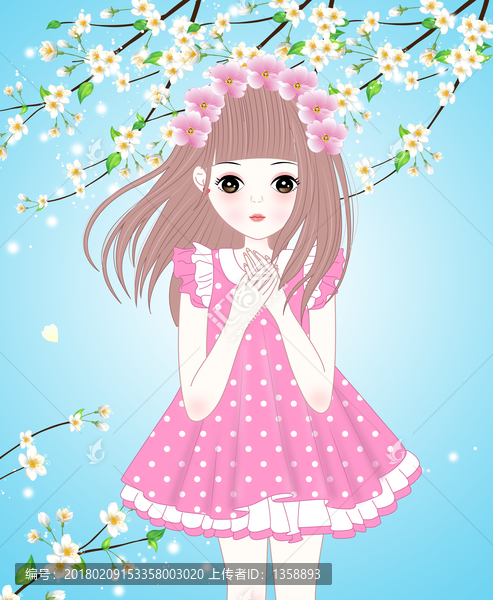卡通女孩