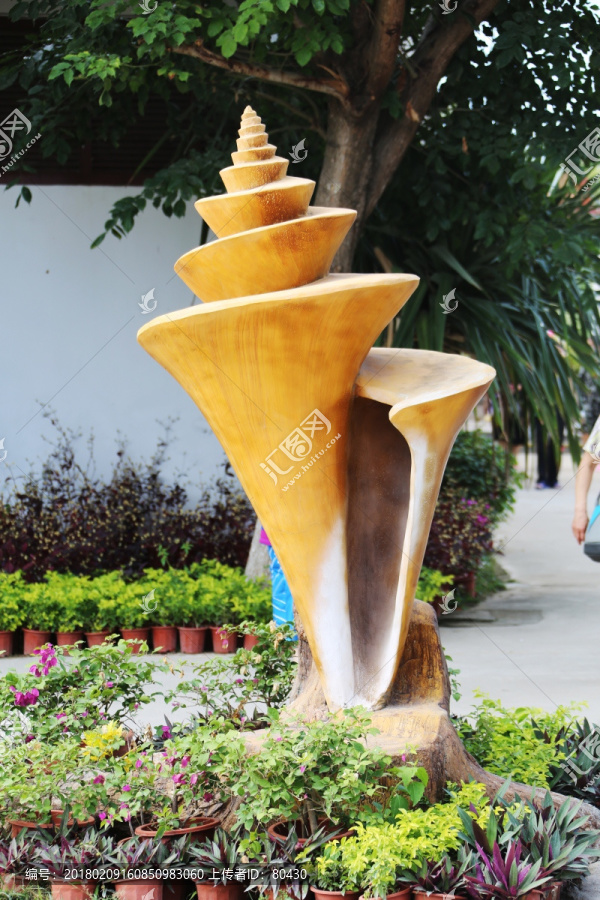 三亚西岛贝壳雕塑