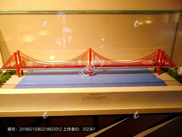 武汉鹦鹉洲长江大桥模型