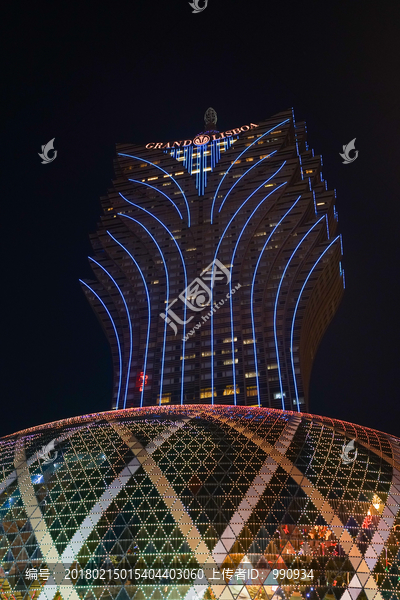 澳门夜色,夜景,高清